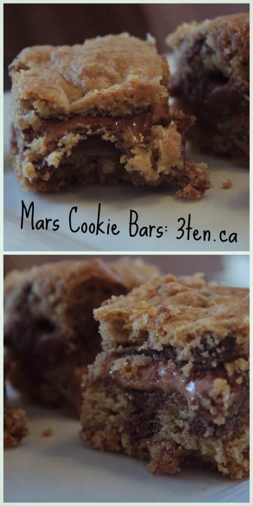 Recipe Mars Cookie Bar — 3ten — a lifestyle blog