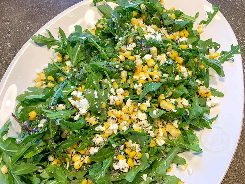 Recipe Roasted Corn and Arugula Salad ??? 3ten ??? a lifestyle blog